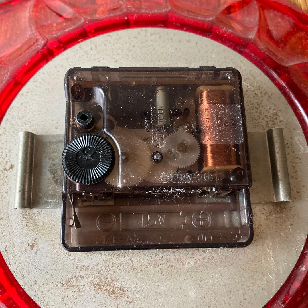 希少 ジェコー jeco ノリタケ クォーツ 壁掛け時計 ガラス製 車イラスト