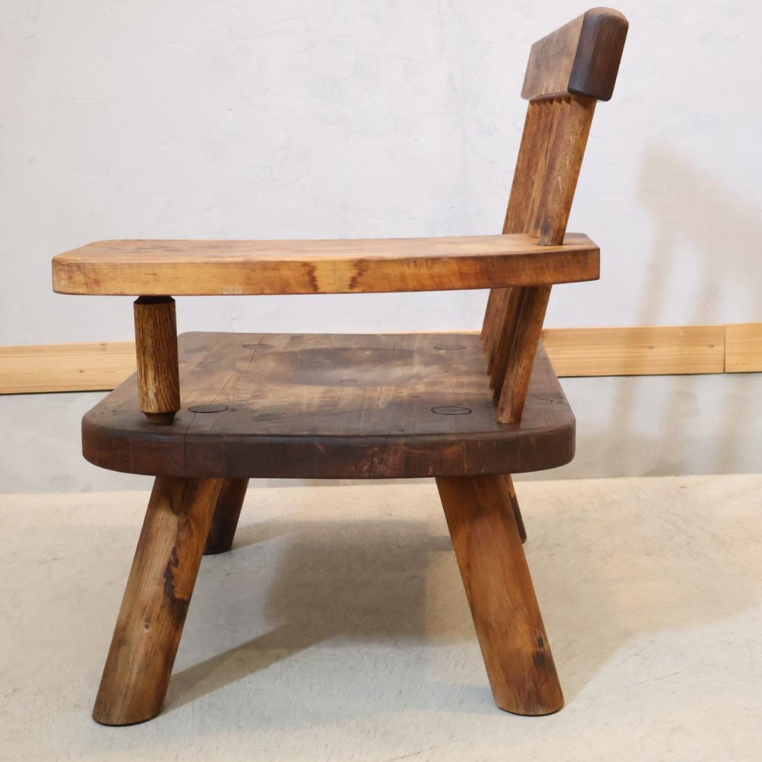 矢澤金太郎 ゆったりチェアー アームチェア 左肘 指物家具 板座チェア