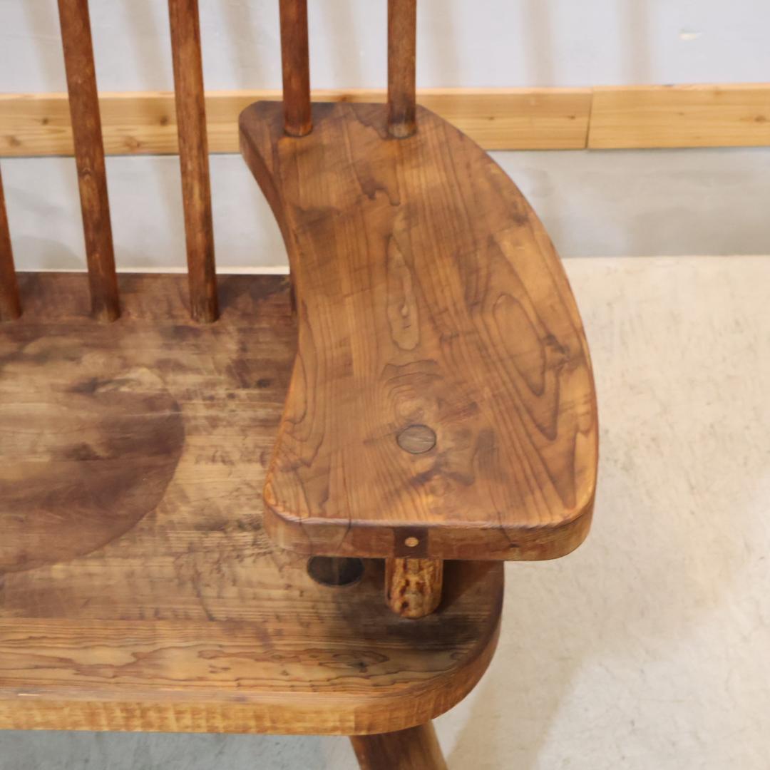 矢澤金太郎 ゆったりチェアー アームチェア 左肘 指物家具 板座チェア