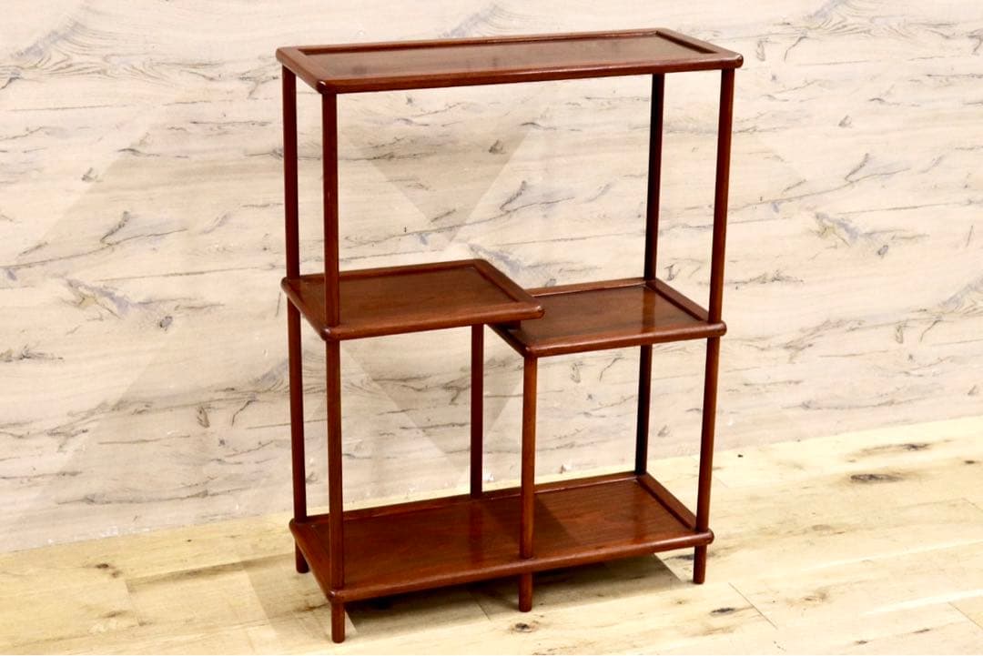 GMIH78○和モダン シェルフ ラック 飾り棚 違い棚 茶棚 飾り棚 置物棚