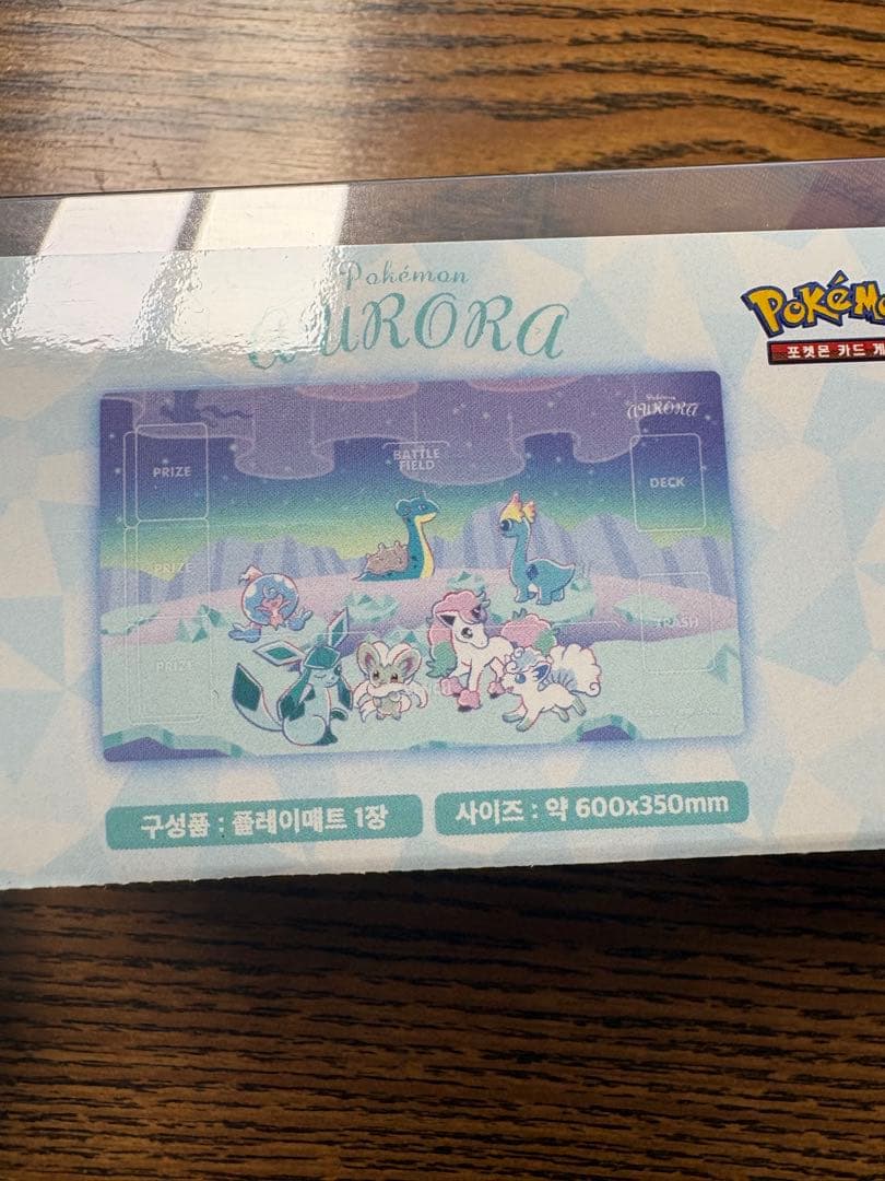 ポケモンカード 韓国限定 プレイマット デッキケース 「aurora