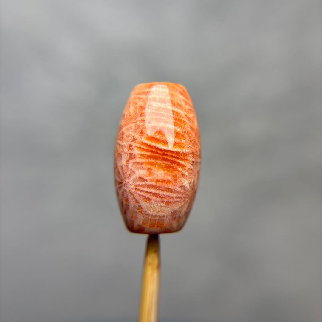 たまきフォッシルコーラル　天珠　1-330