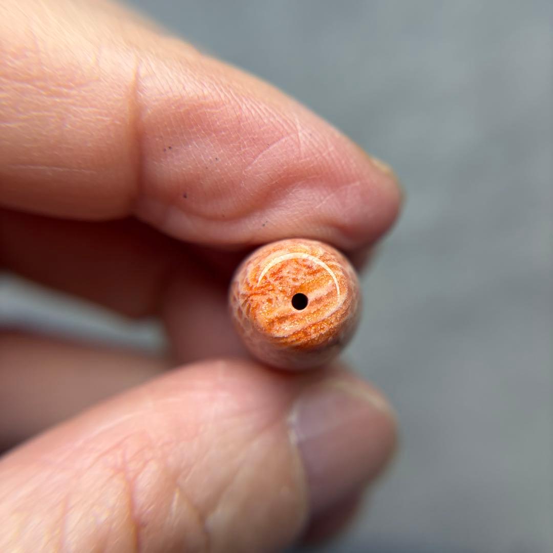 たまきフォッシルコーラル　天珠　1-330