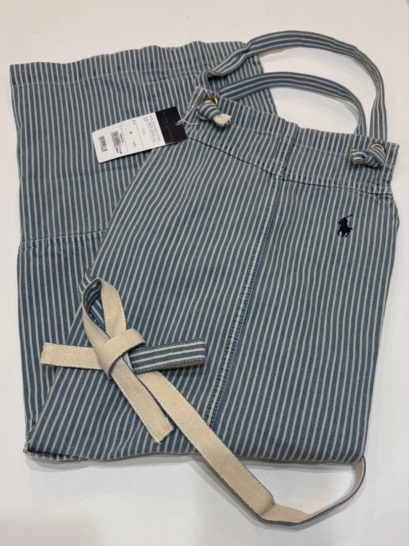 新品タグ付☆ラルフローレン☆フレッシュポンド　エプロン　デニム　ヒッコリー未使用