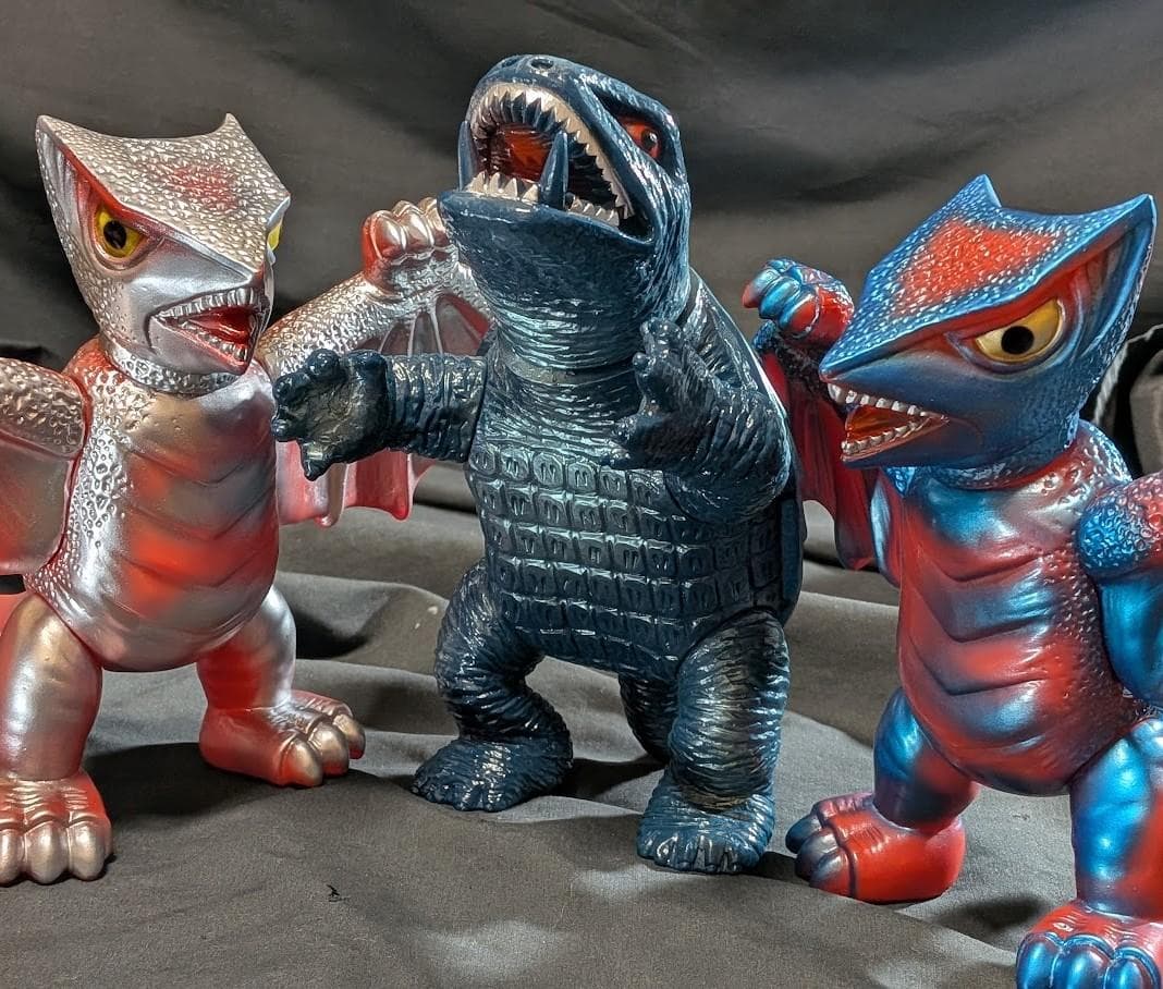 宇宙ギャオス（マルサン）電撃怪獣大作戦ソフビフィギュア