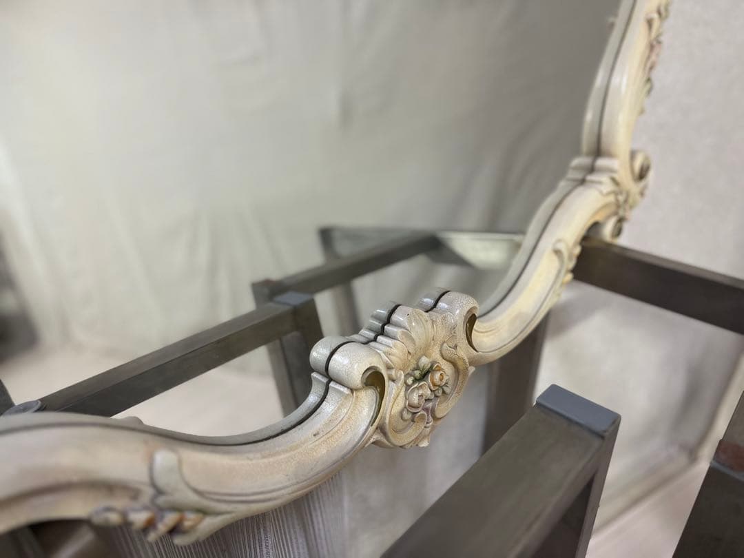 Baroque vintage mirror ロココ調／エンジェル - メルカリ