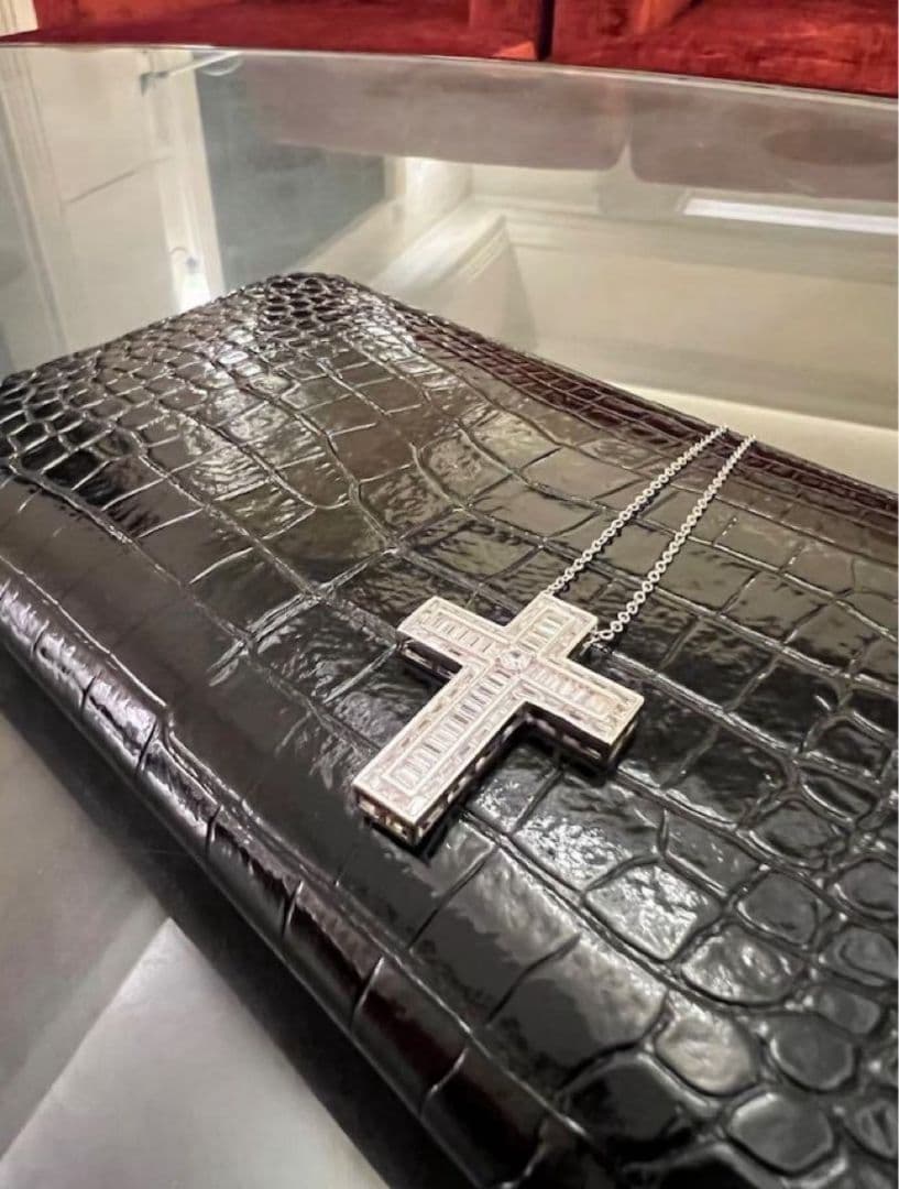 セット商品　クロス&テニスネックレス　CZ 十字架チェーン　新年セール　特価品