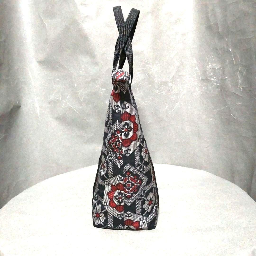 大島紬ハンドバック (ファスナー)