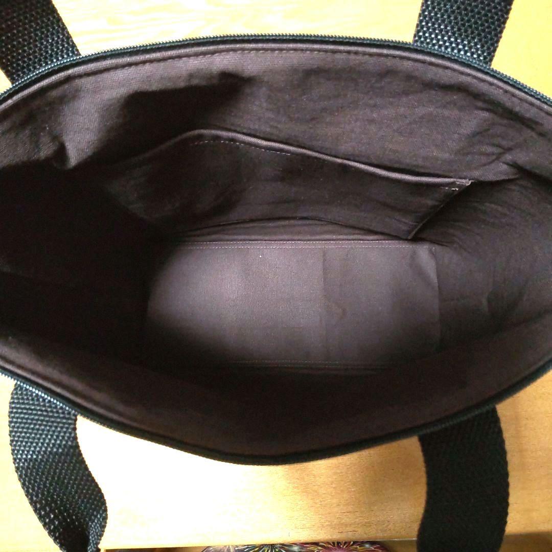 大島紬ハンドバック (ファスナー)