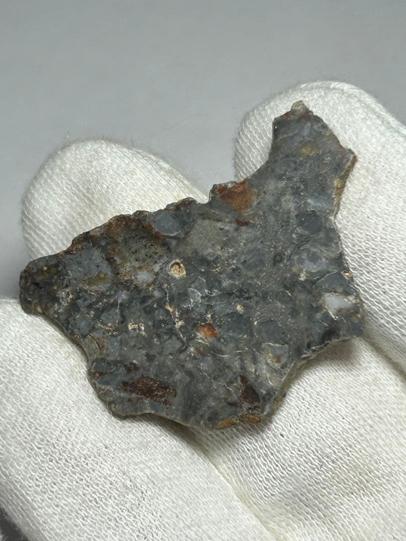 月　隕石　アドラー　013　スライス　2.632g　メルトブレシア　証明書付き