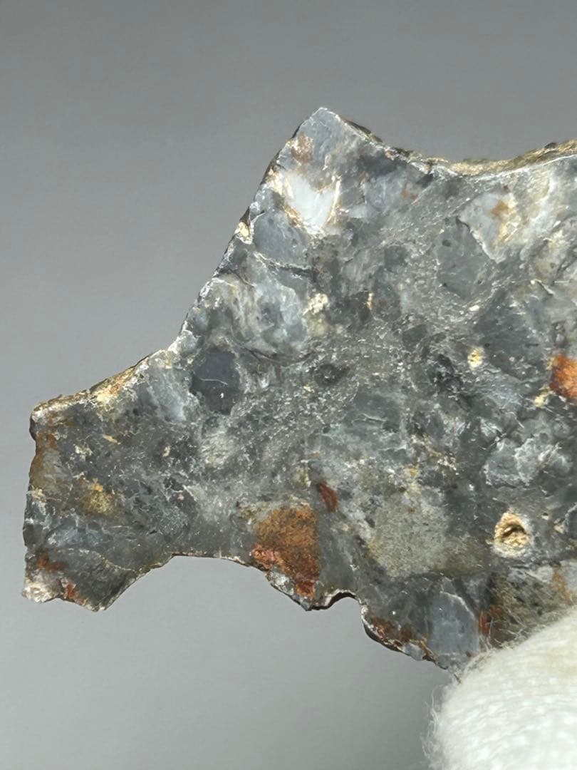 月　隕石　アドラー　013　スライス　2.632g　メルトブレシア　証明書付き