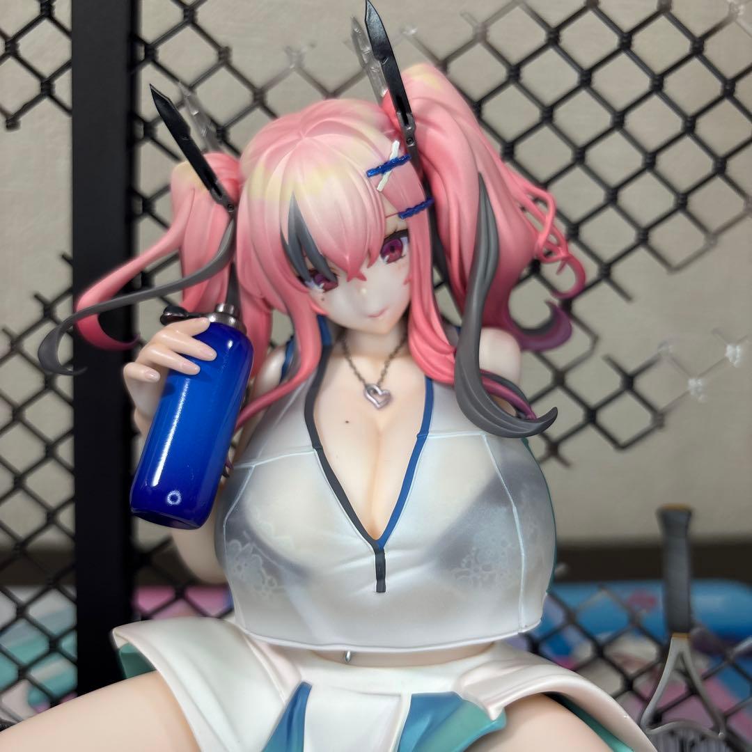 【中古】【値下げ可】 アズレン　ブレマートン　熱々トレーニング　1/7フィギュア