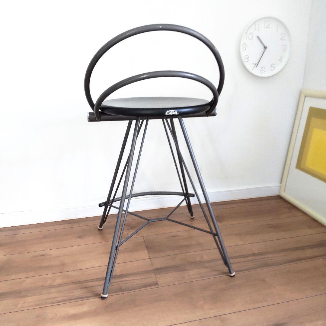 ハイスツール　vintage \"HIKARI\" cahir　ポストモダン　チェア