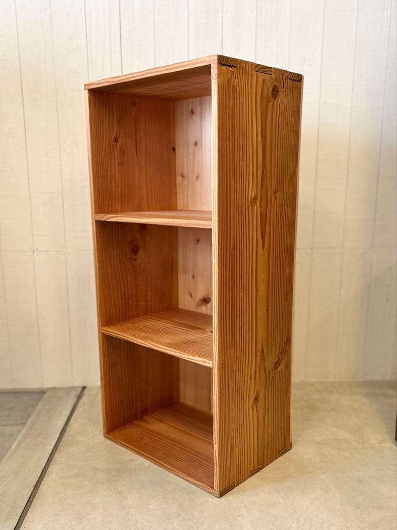 家具　木製ラック　シェルフ　棚　3段