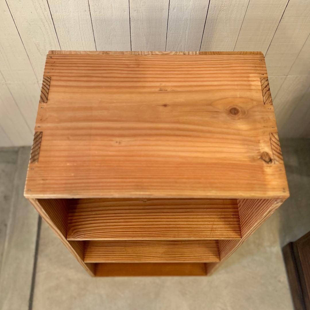 家具　木製ラック　シェルフ　棚　3段