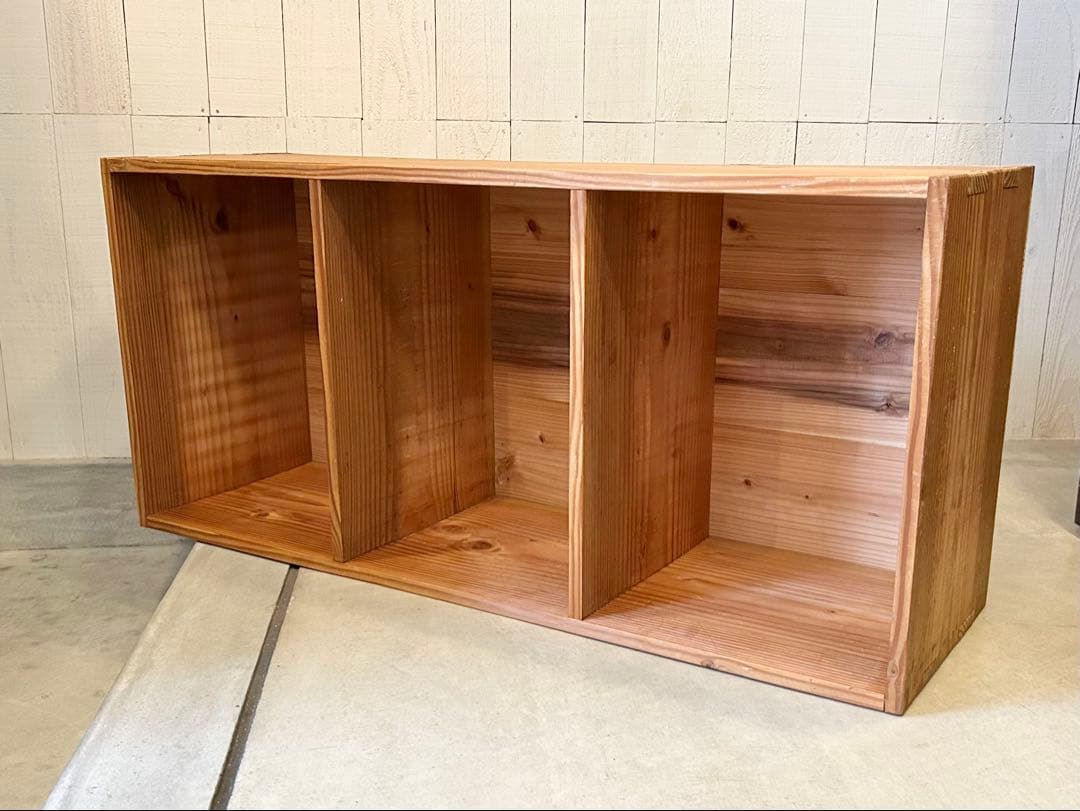 家具　木製ラック　シェルフ　棚　3段