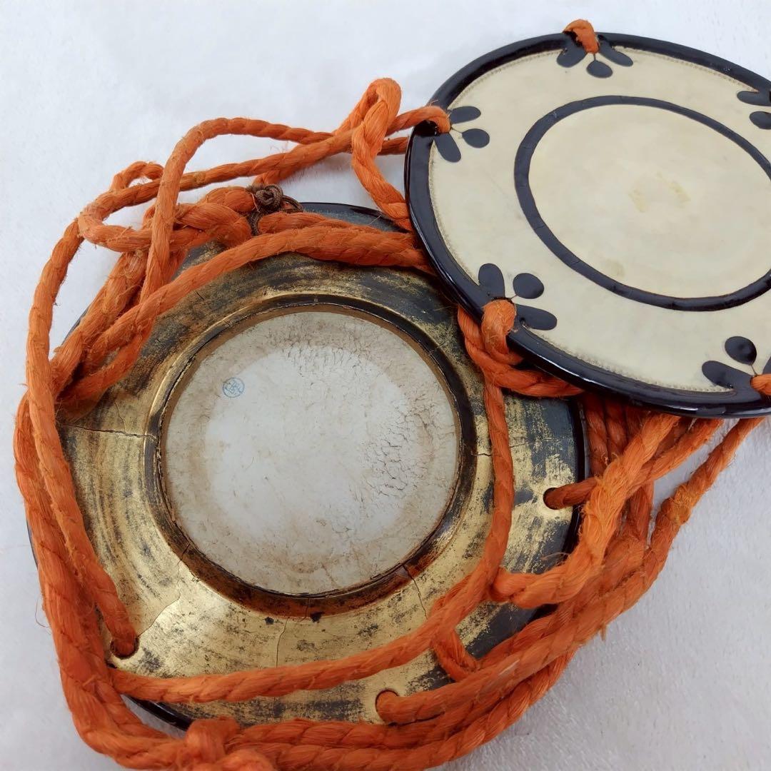 小鼓 和楽器 打楽器 締太鼓 能 歌舞伎 伝統芸能 金蒔絵 本革 雅楽