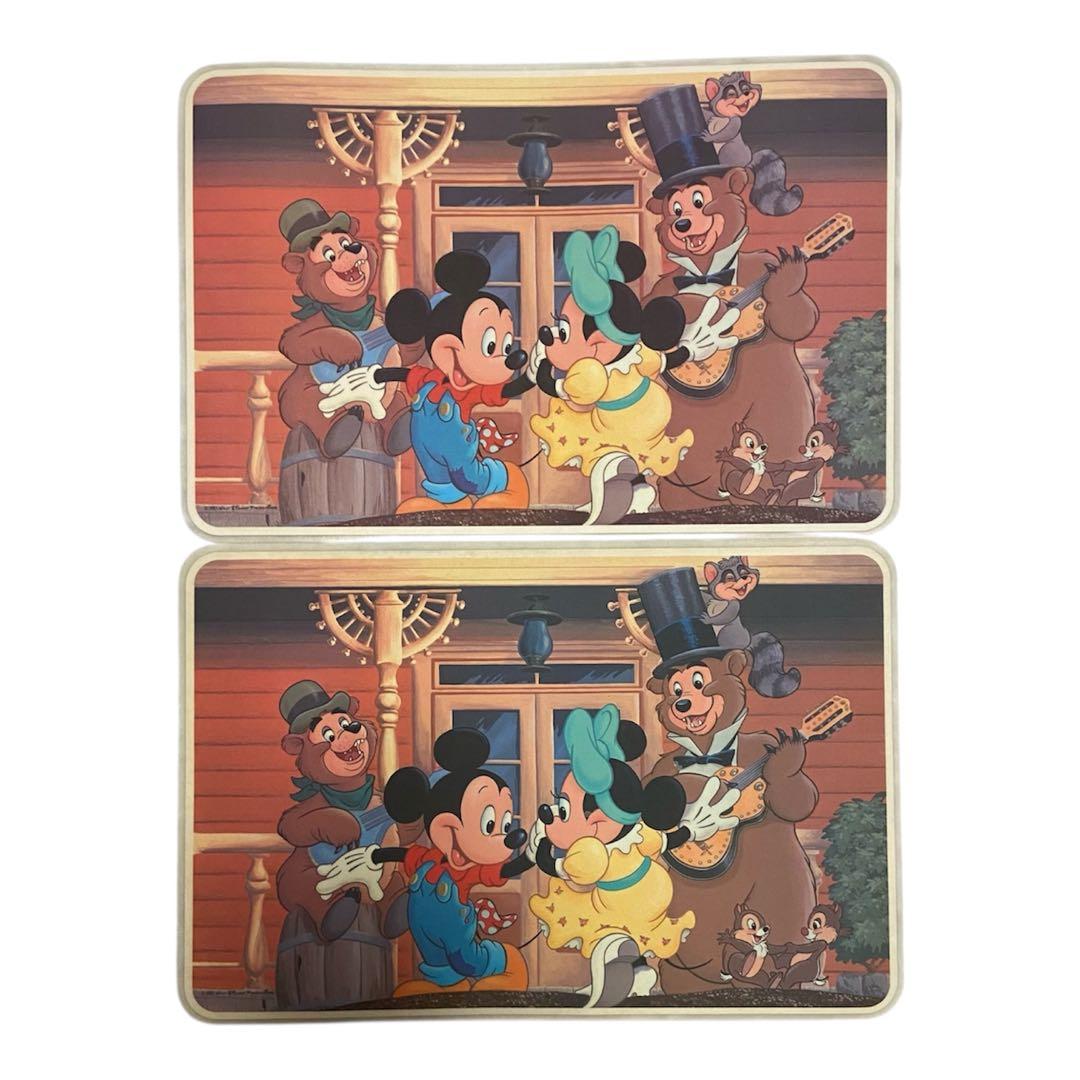 希少品 東京ディズニーランド ランチョンマット 4枚セット 1983年製