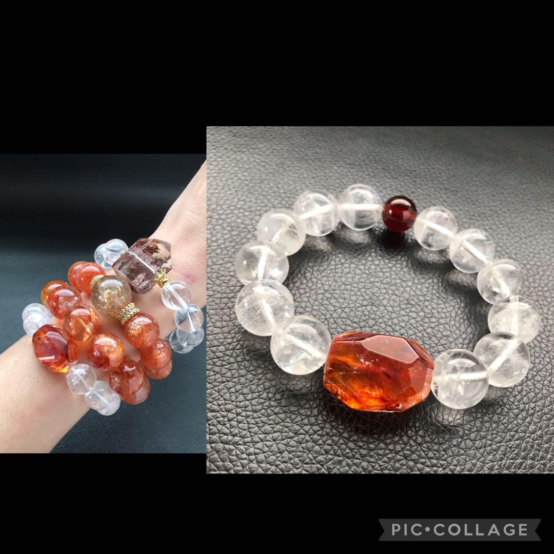 高品質ライモナイトとホワイトファントム❣️16cm