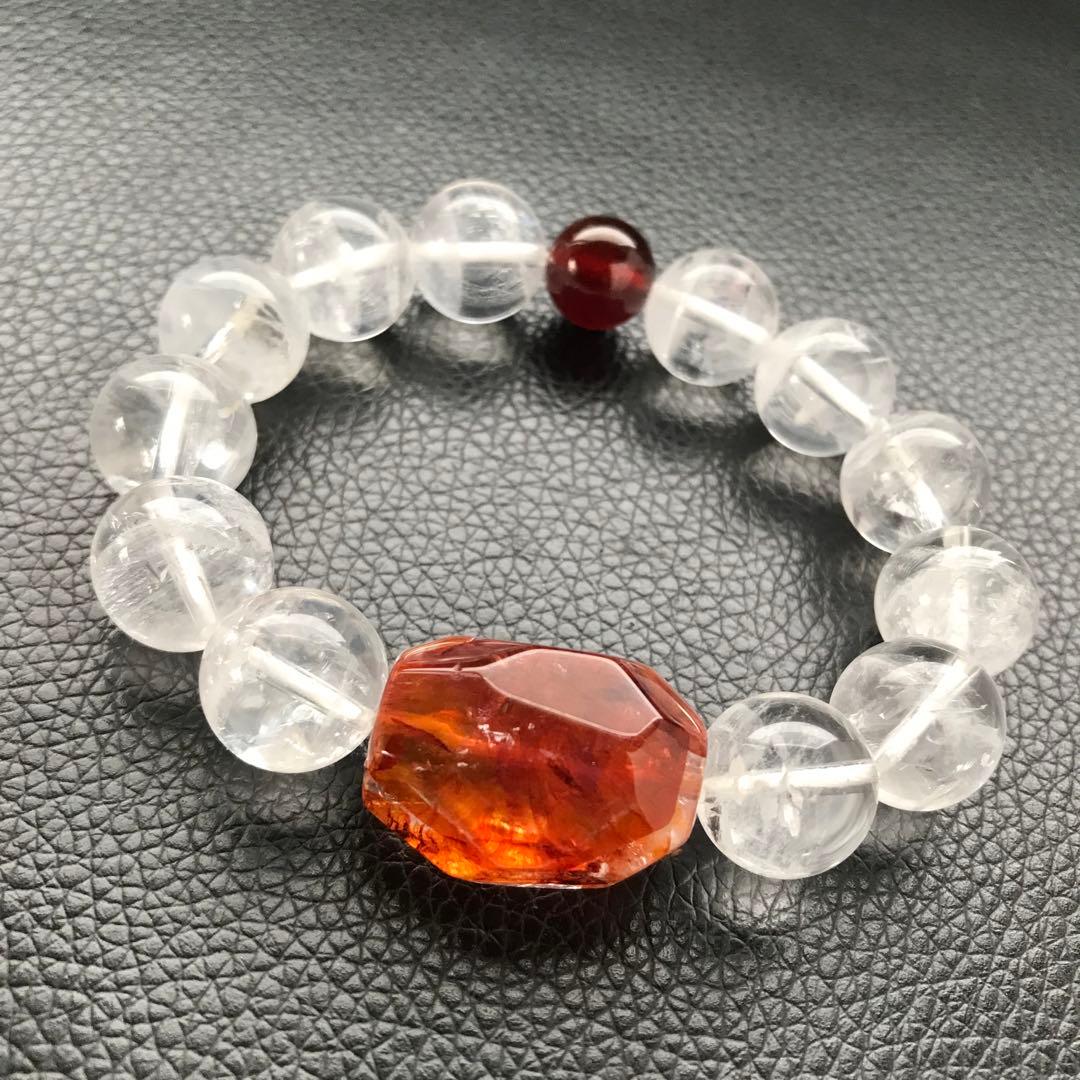 高品質ライモナイトとホワイトファントム❣️16cm