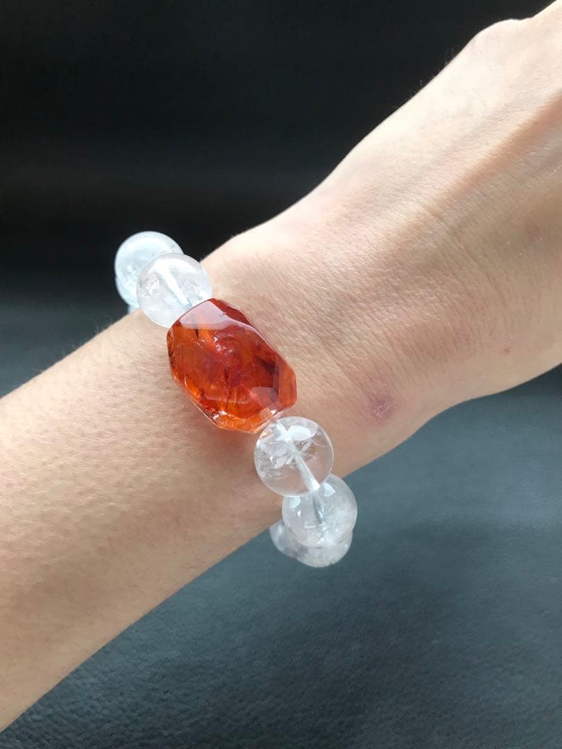 高品質ライモナイトとホワイトファントム❣️16cm