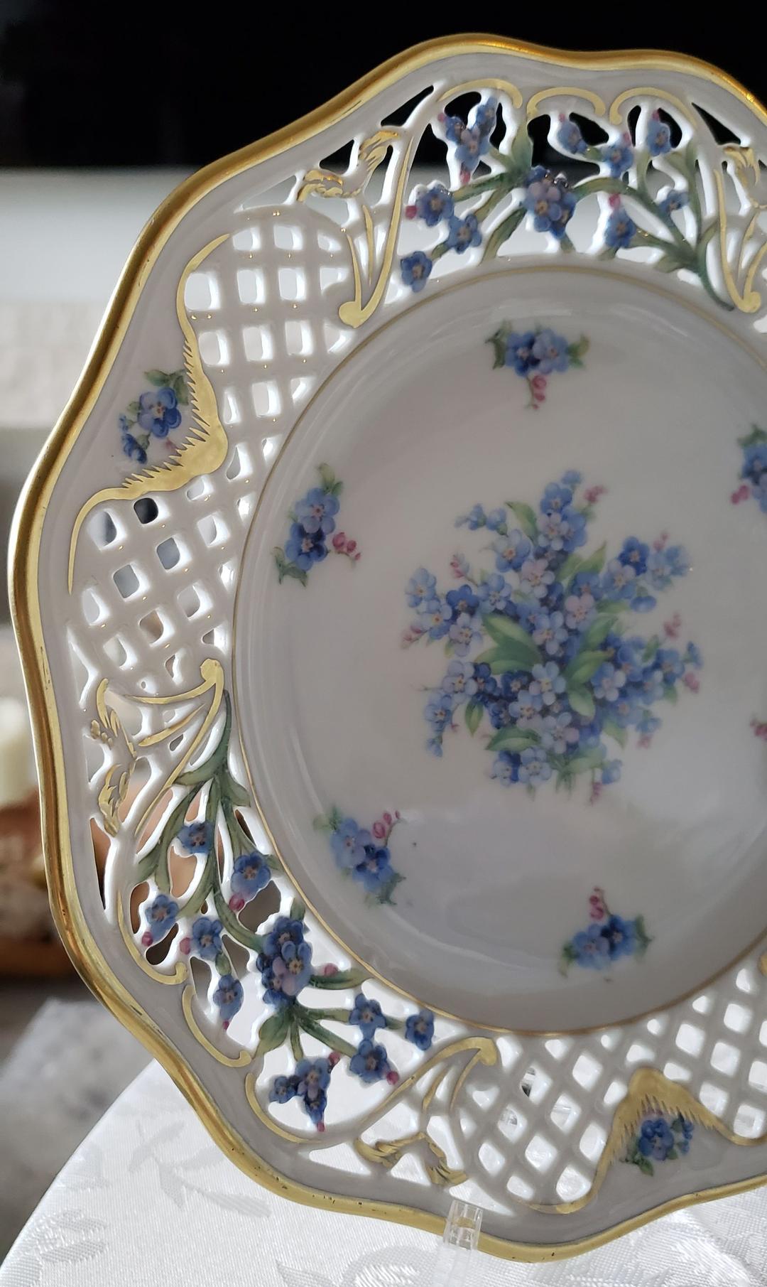 シューマン ⑮ ババリア 勿忘草 ピアス プレート 21.5cm