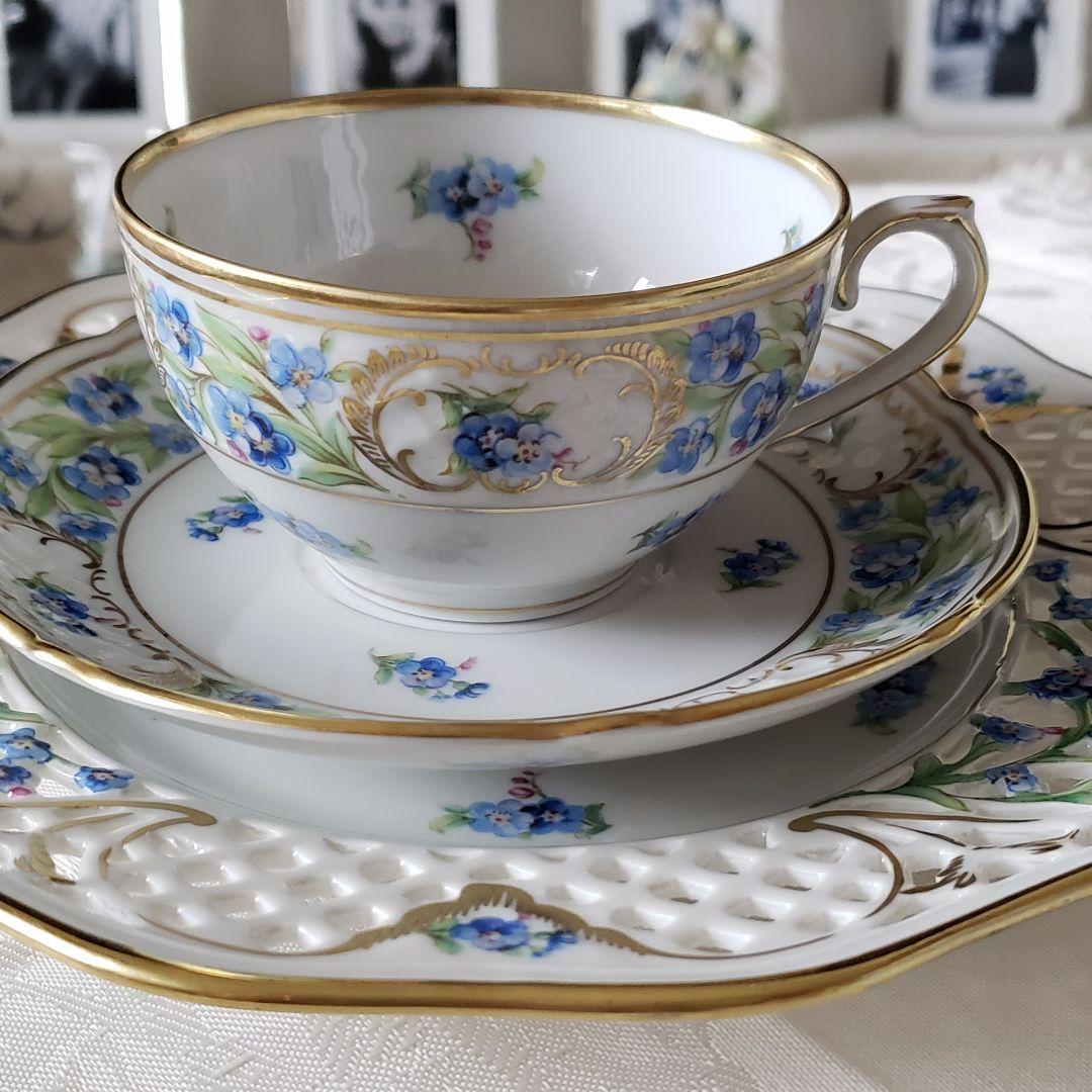 シューマン ⑮ ババリア 勿忘草 ピアス プレート 21.5cm