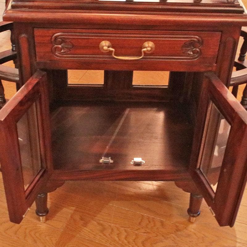 キャビネットワゴン アンティーク風 レトロ 収納インテリア 116-210