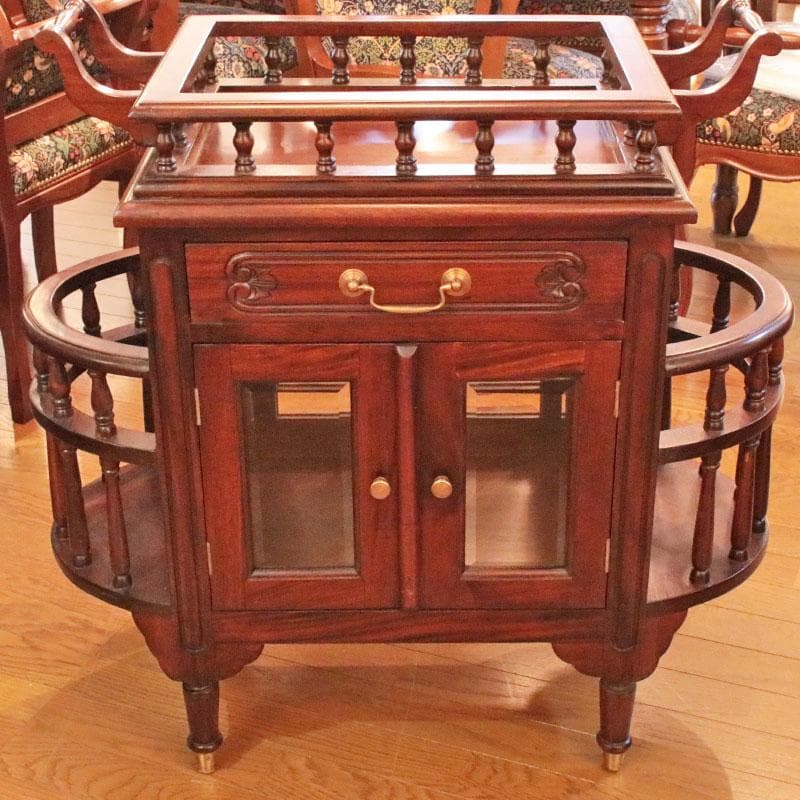 キャビネットワゴン アンティーク風 レトロ 収納インテリア 116-210