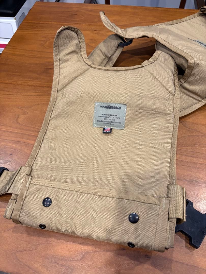 実物　DBT プレートキャリア　ダイアモンドバックタクティカル