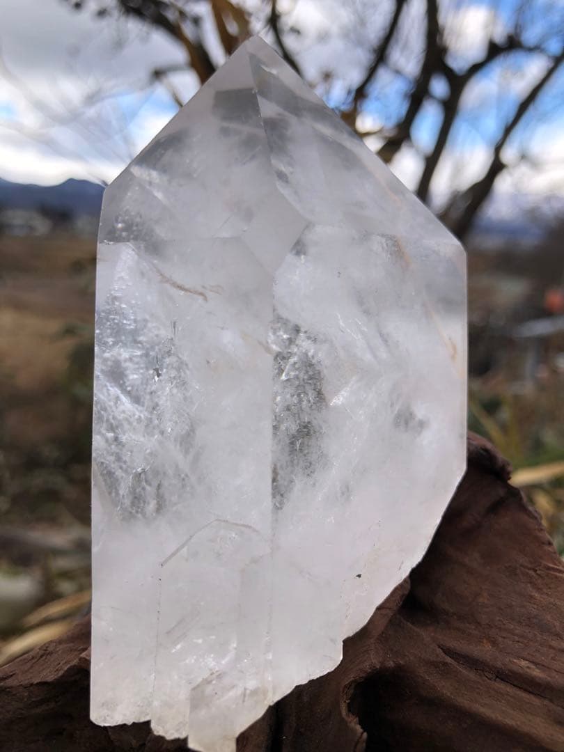 ❤️❗️ヒマラヤ　0.5kg 貫入水晶　強いパワー　極みの逸品　クラスター　柱　水晶