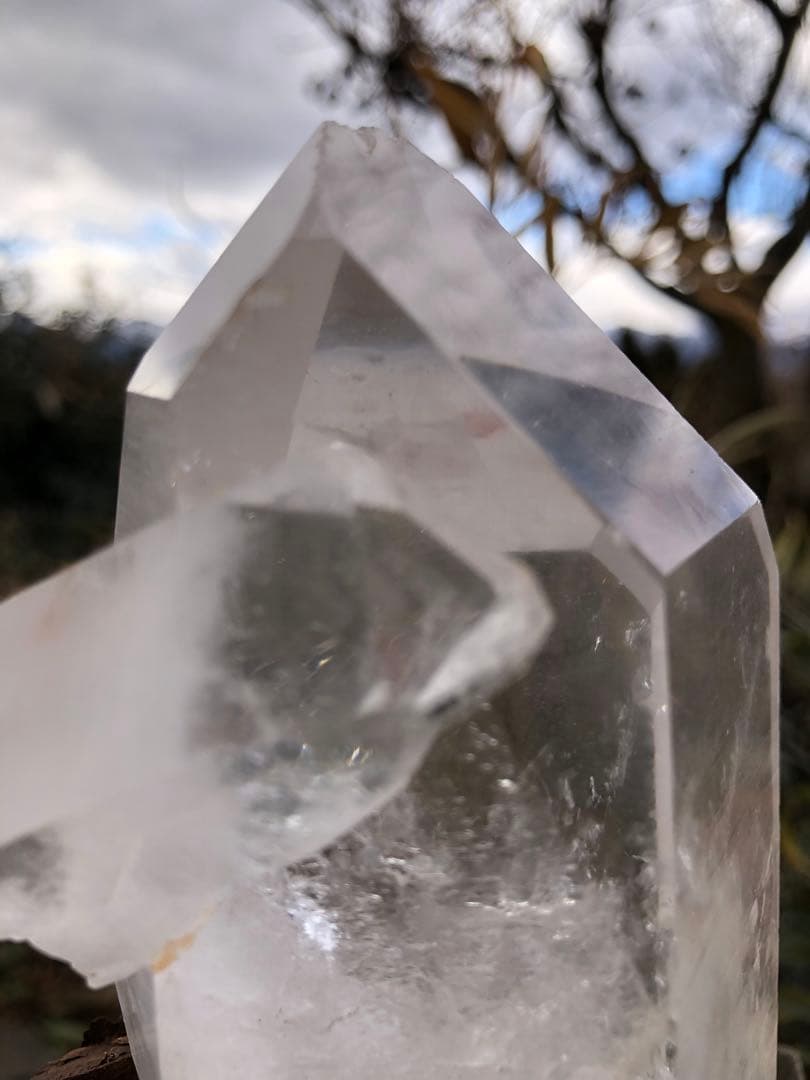 ❤️❗️ヒマラヤ　0.5kg 貫入水晶　強いパワー　極みの逸品　クラスター　柱　水晶