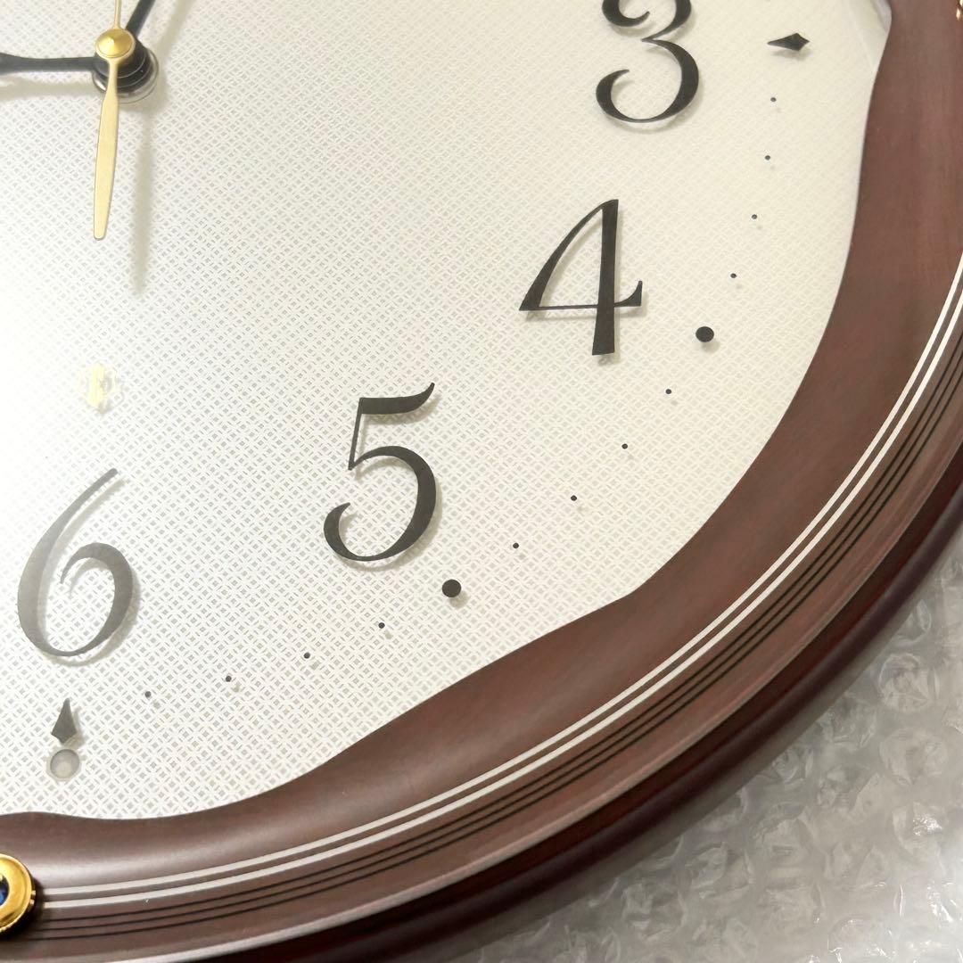 極美品✨ SEIKO EMBLEM 掛け時計 電波時計 スイープ HS551B