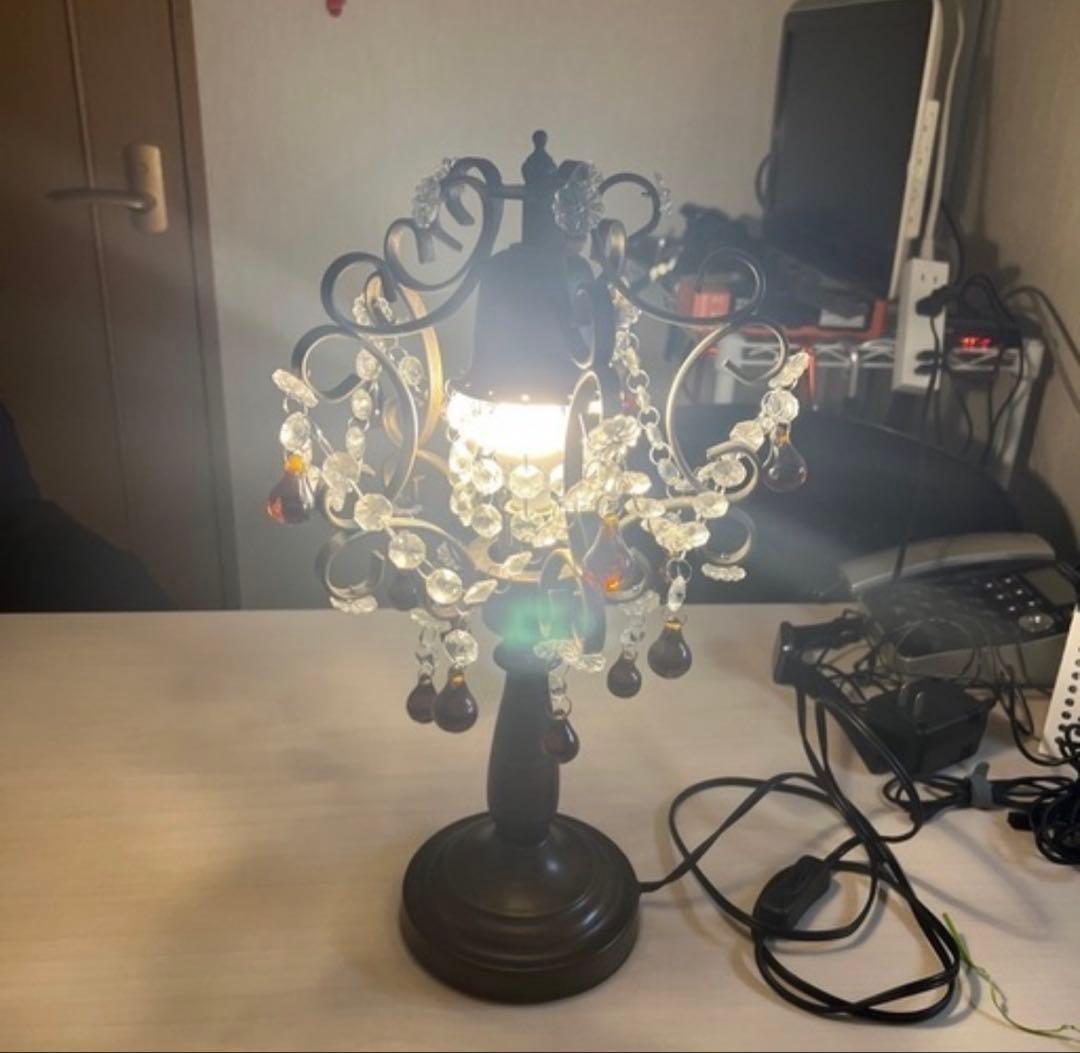 【ブラック】クリスタルシャンデリア