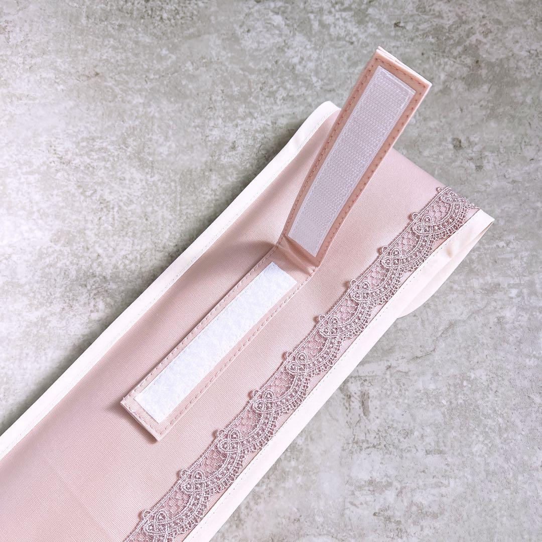 縦レース付きラミネートリコーダーケース　そろばんケース