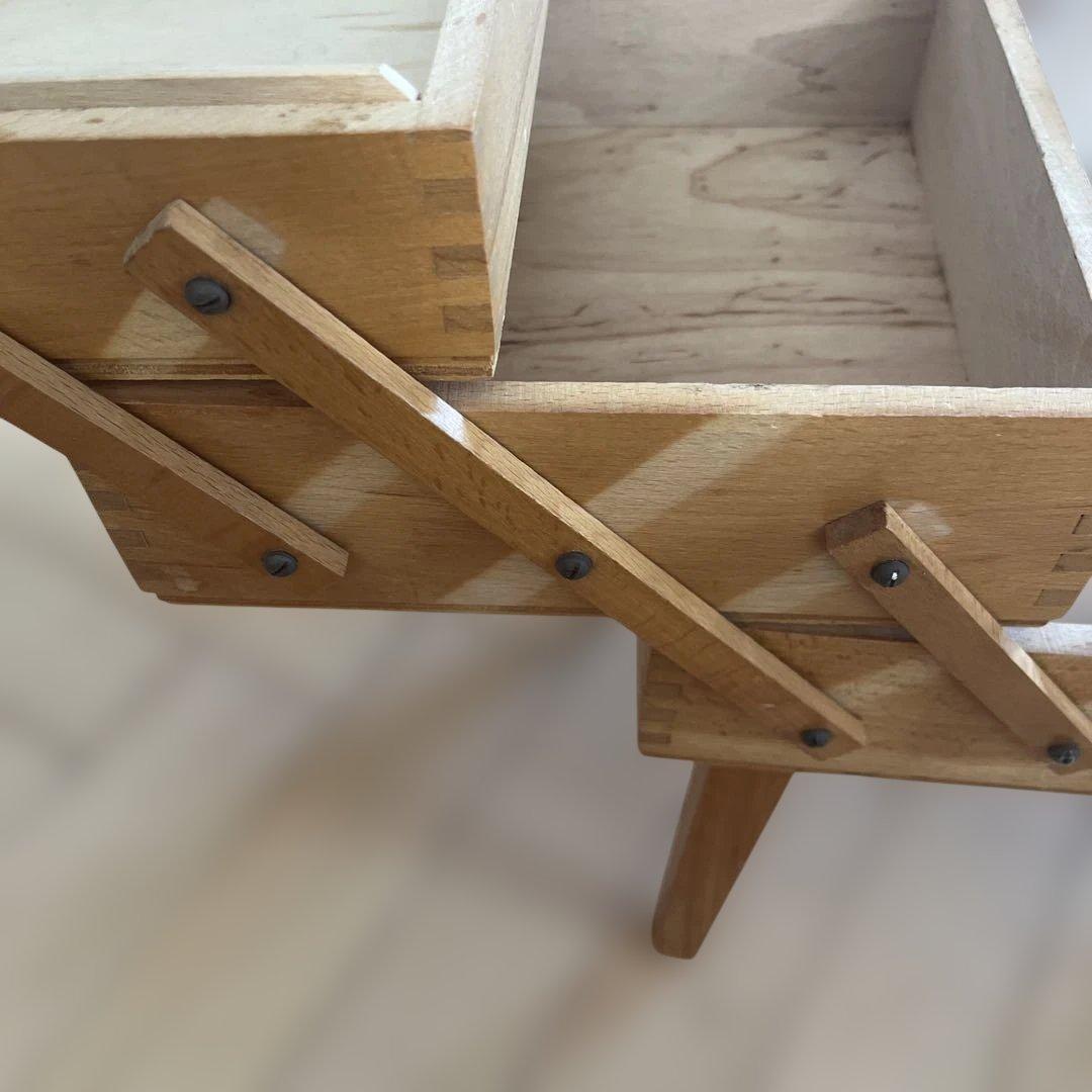 イギリスアンティーク 裁縫箱　北欧　ナチュラル　ヴィンテージ　カントリー