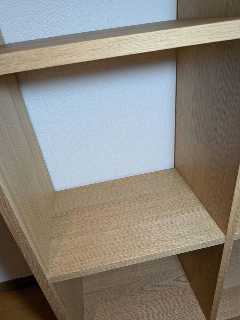 ■送料込■無印スタッキングシェルフ 3×2 木製家具棚 収納MUJIオーク材
