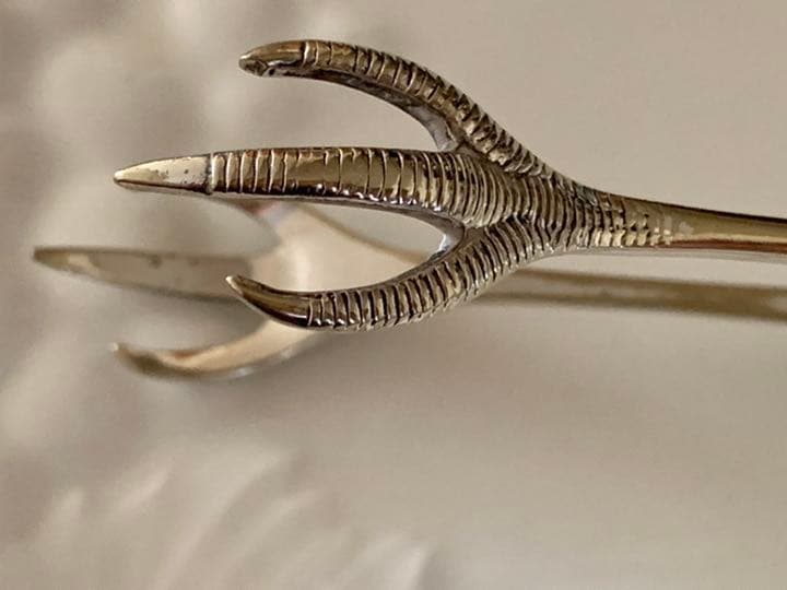 イギリス　アンティーク　シュガートング