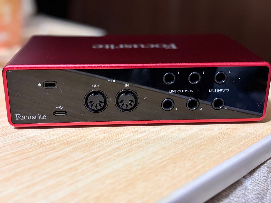DTM・DAW Focusrite Scarlett 4i4 3rd Gen