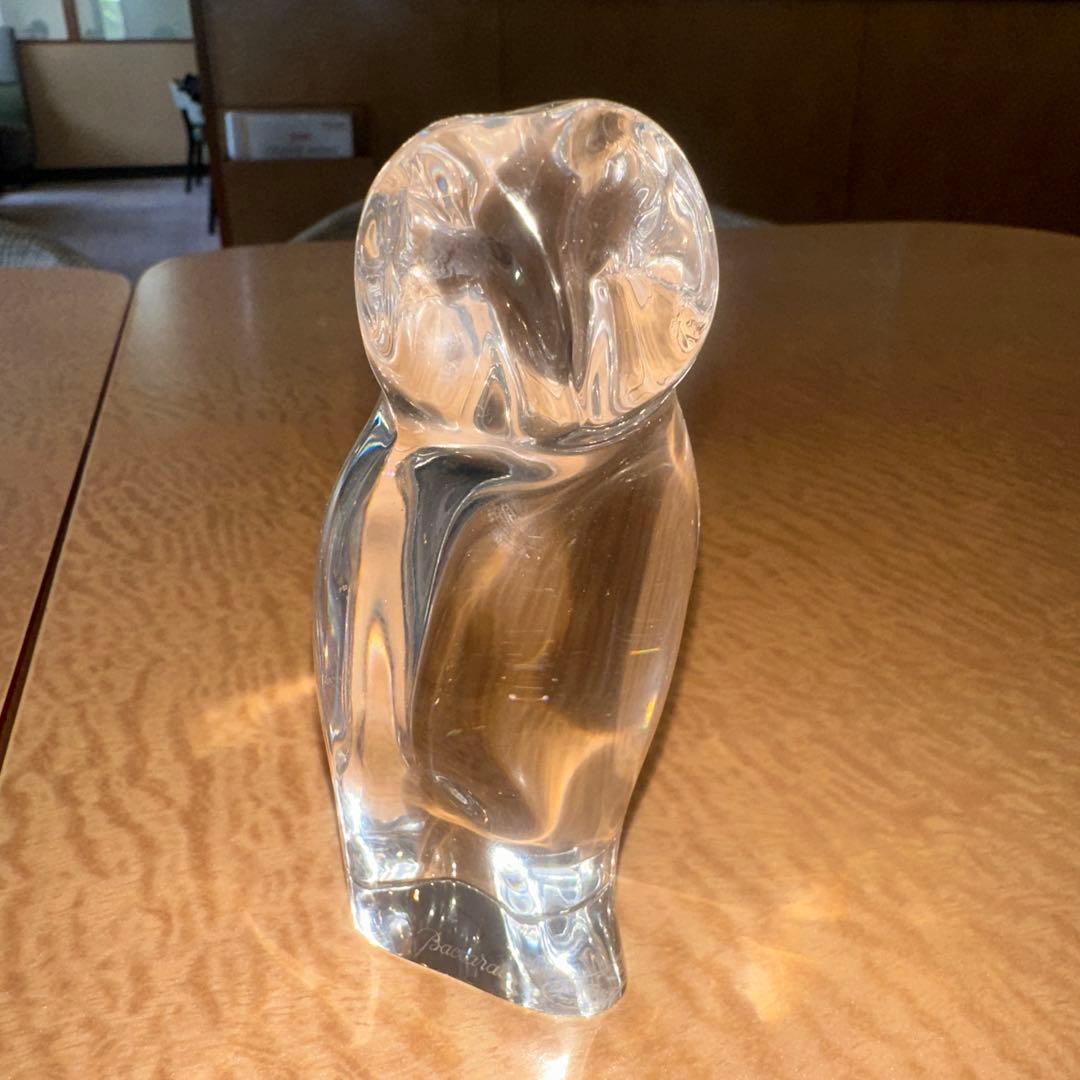 Baccarat /バカラ 最高級クリスタル オブジェ フクロウ 11cm