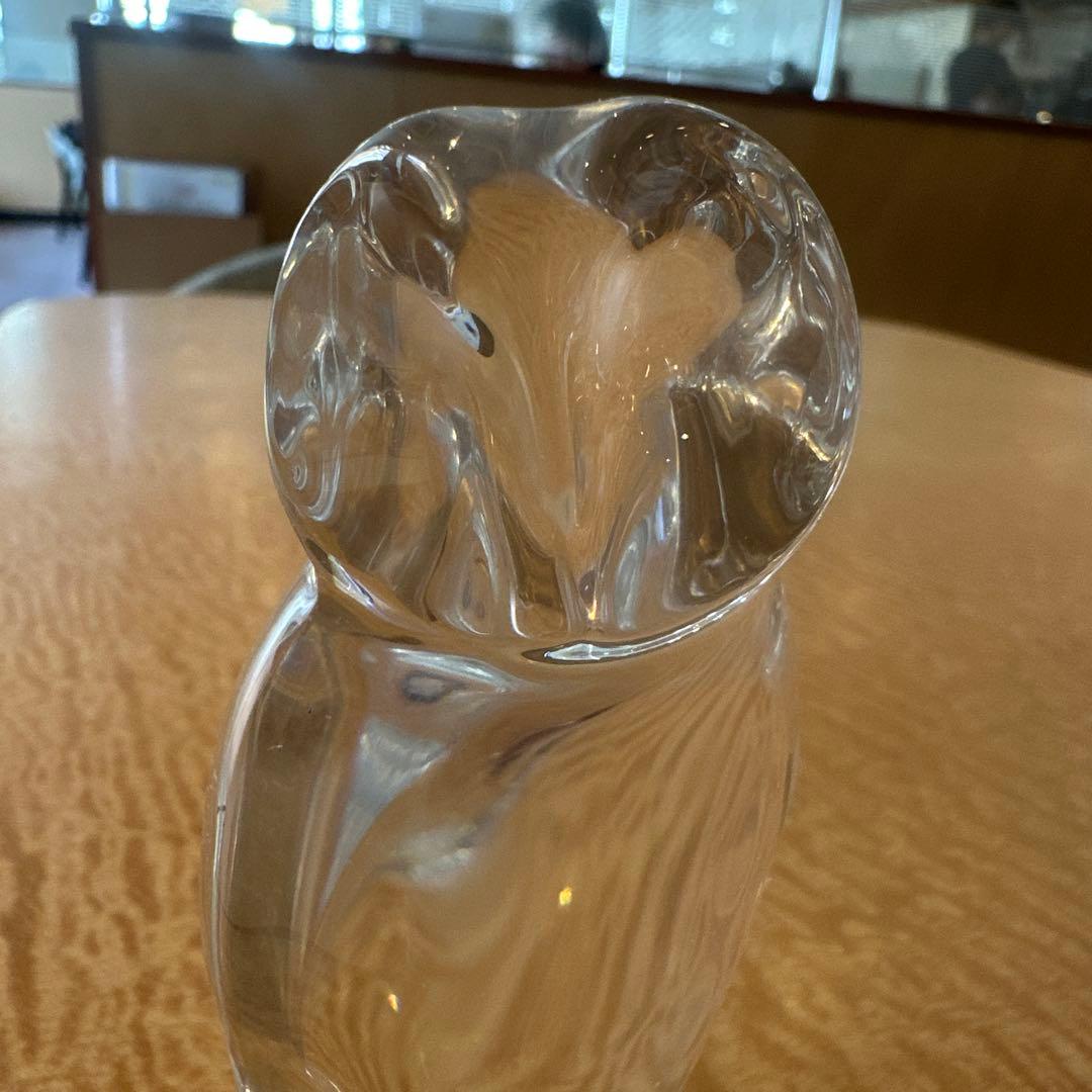 Baccarat /バカラ 最高級クリスタル オブジェ フクロウ 11cm