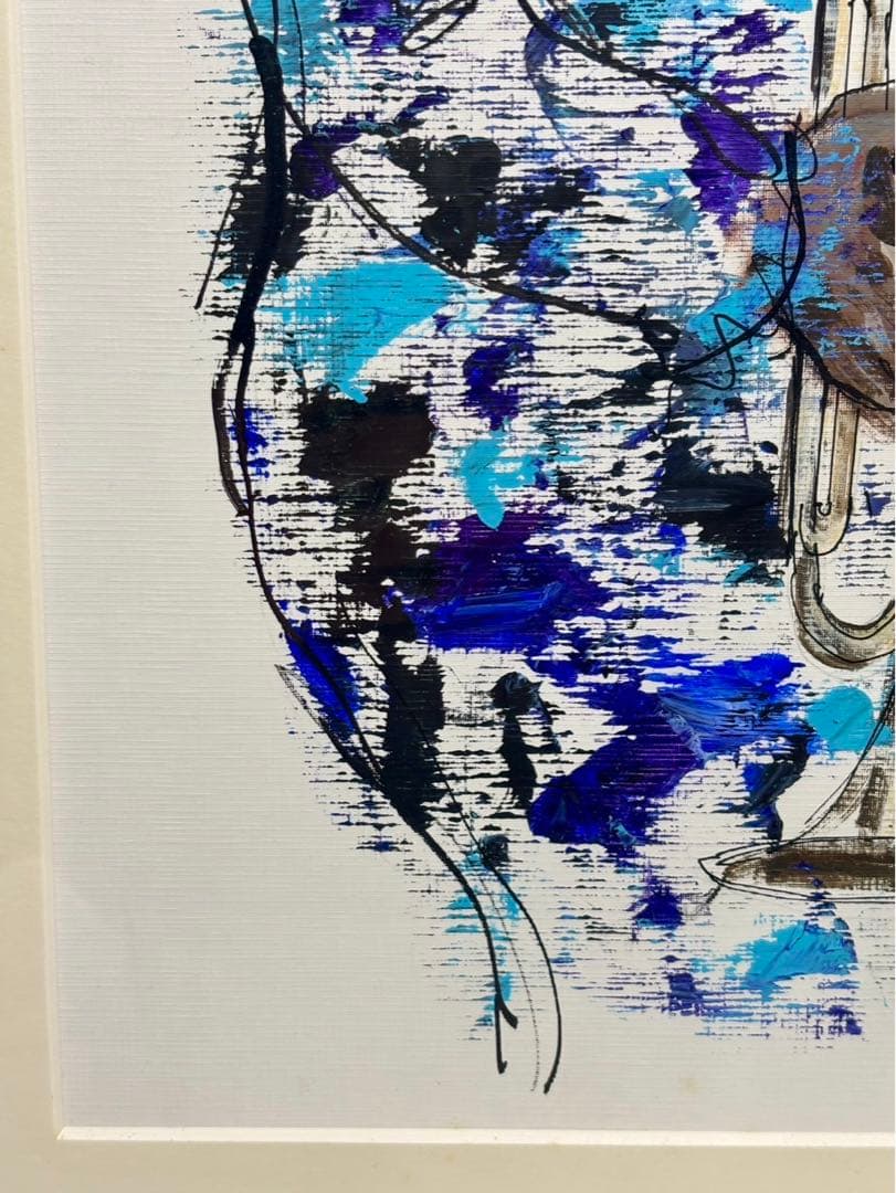 津田耕「Jazzライフ」マイルス・デイヴィス 額装アクリル画 - メルカリ