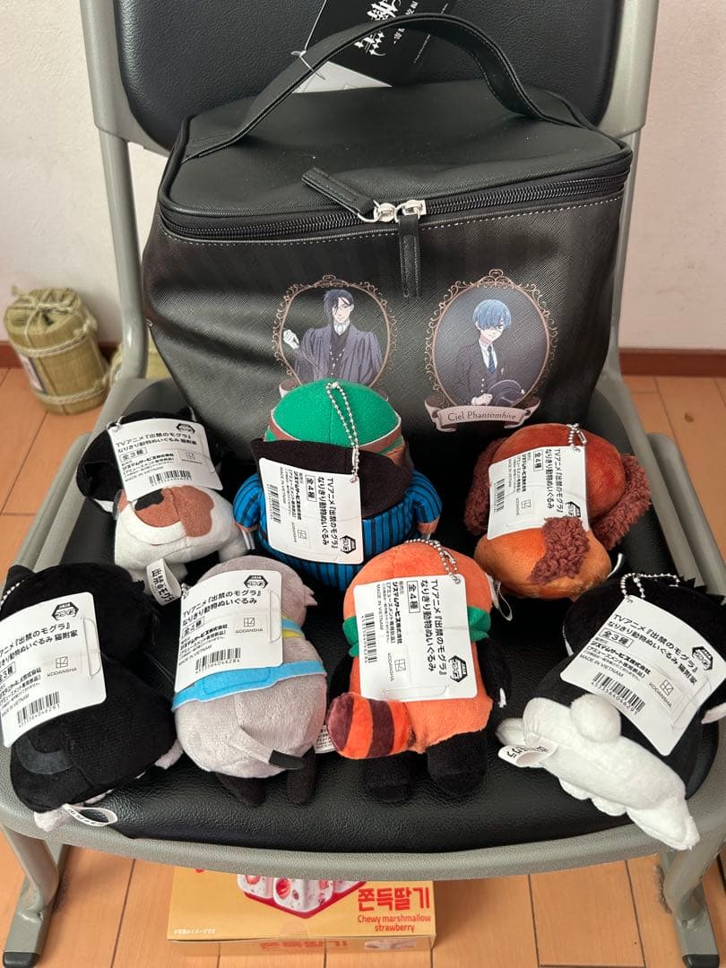 イカ耳ねこ　出禁のモグラ なりきり動物ぬいぐるみ