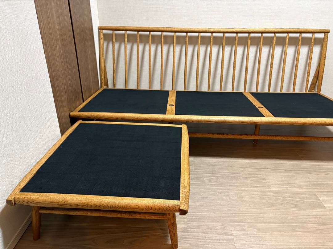 ② CLOUD SOFA オットマン MOMO NATURAL 送料込