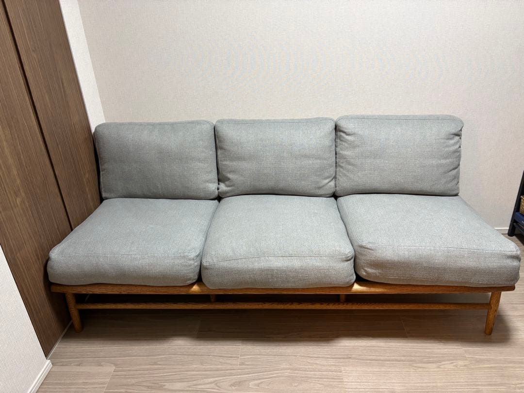 ② CLOUD SOFA オットマン MOMO NATURAL 送料込