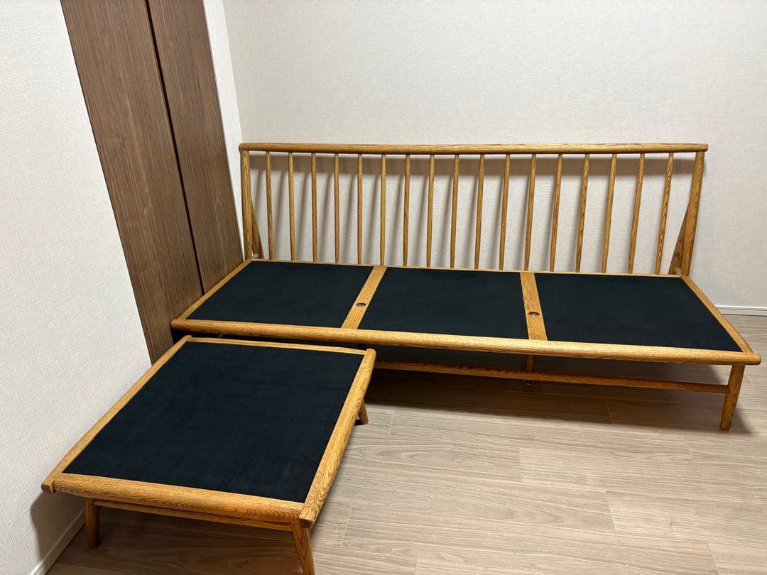 ② CLOUD SOFA オットマン MOMO NATURAL 送料込