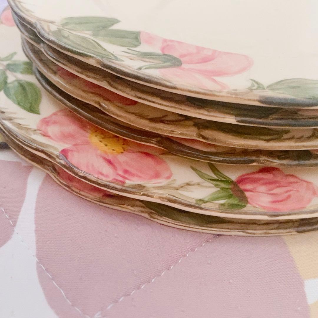 Franciscan Rose Pattern 皿とピッチャーセット