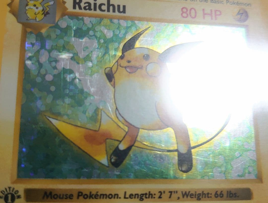 PSA6】ライチュウ 英語版 初版 1st Edition Base Set - メルカリ