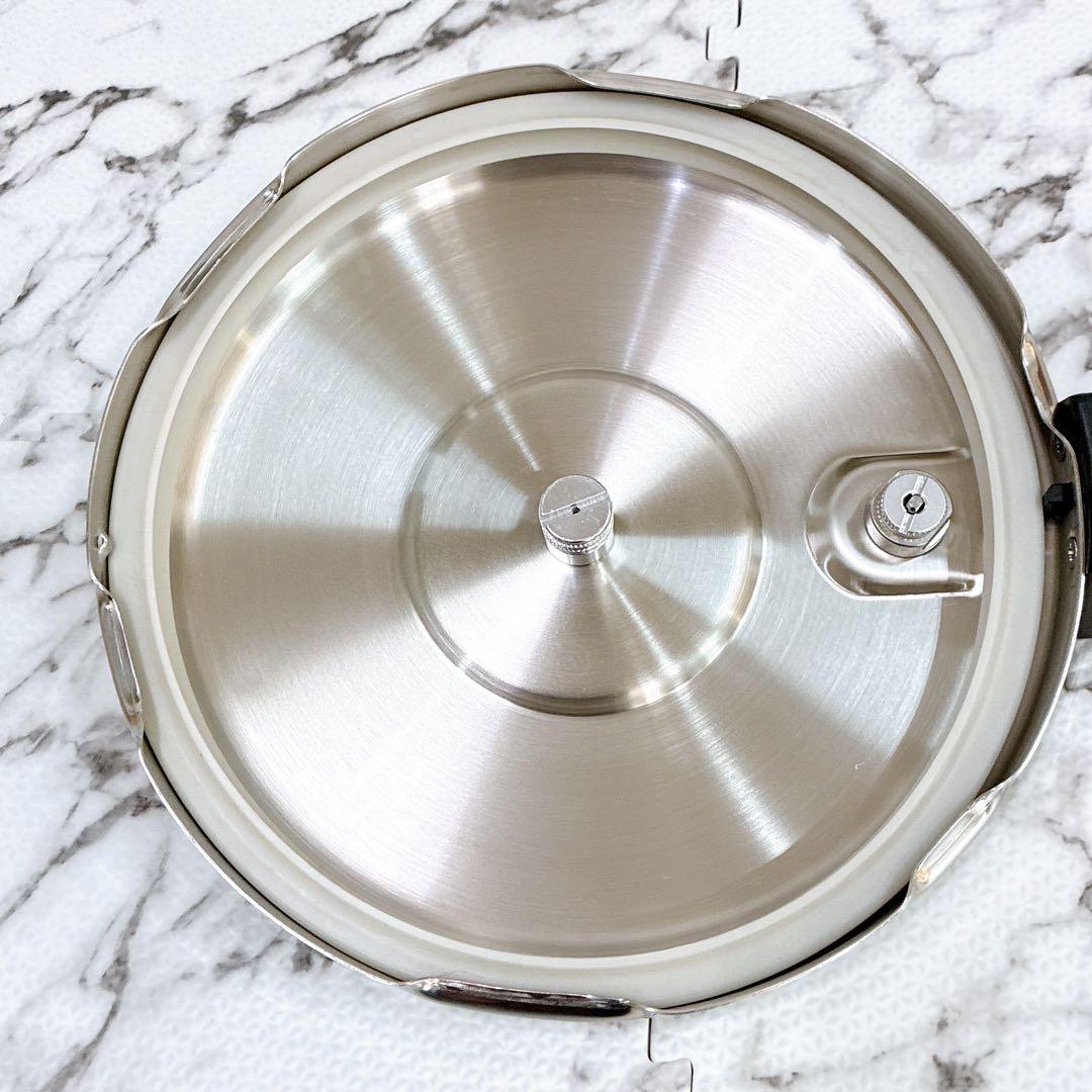 【未使用品 IH対応】ワンダーシェフ 家庭用圧力鍋 6.0L