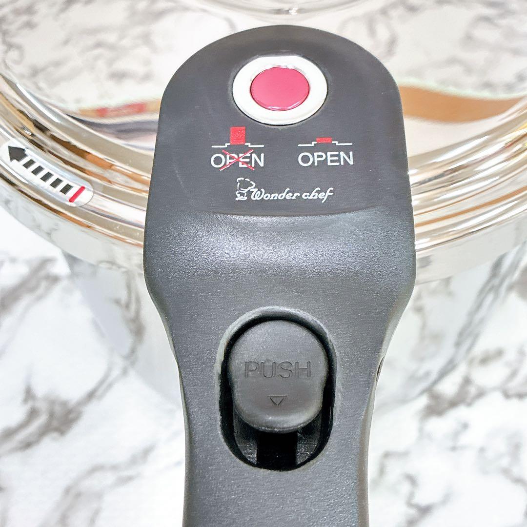 【未使用品 IH対応】ワンダーシェフ 家庭用圧力鍋 6.0L